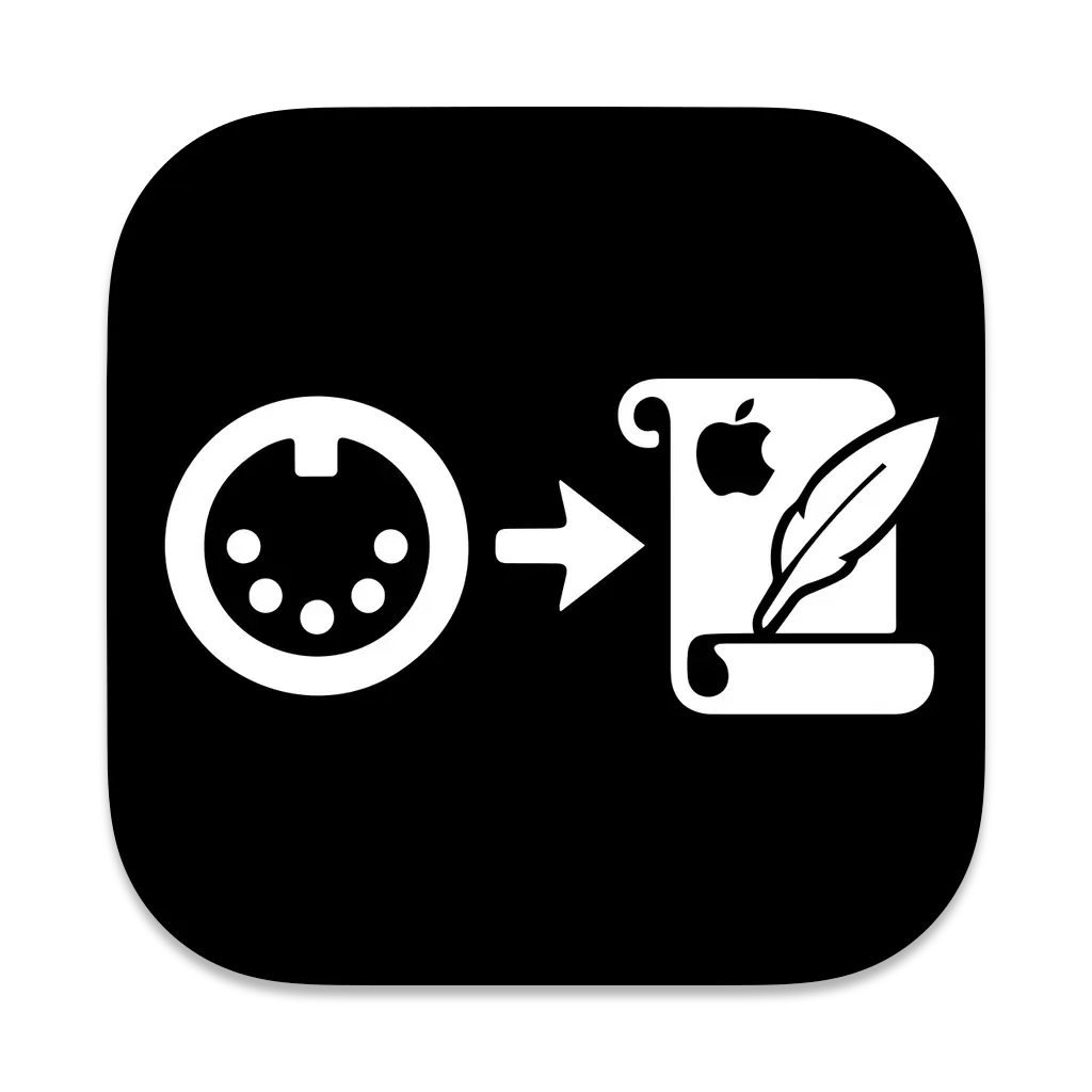 MIDItoAppleScript Icon