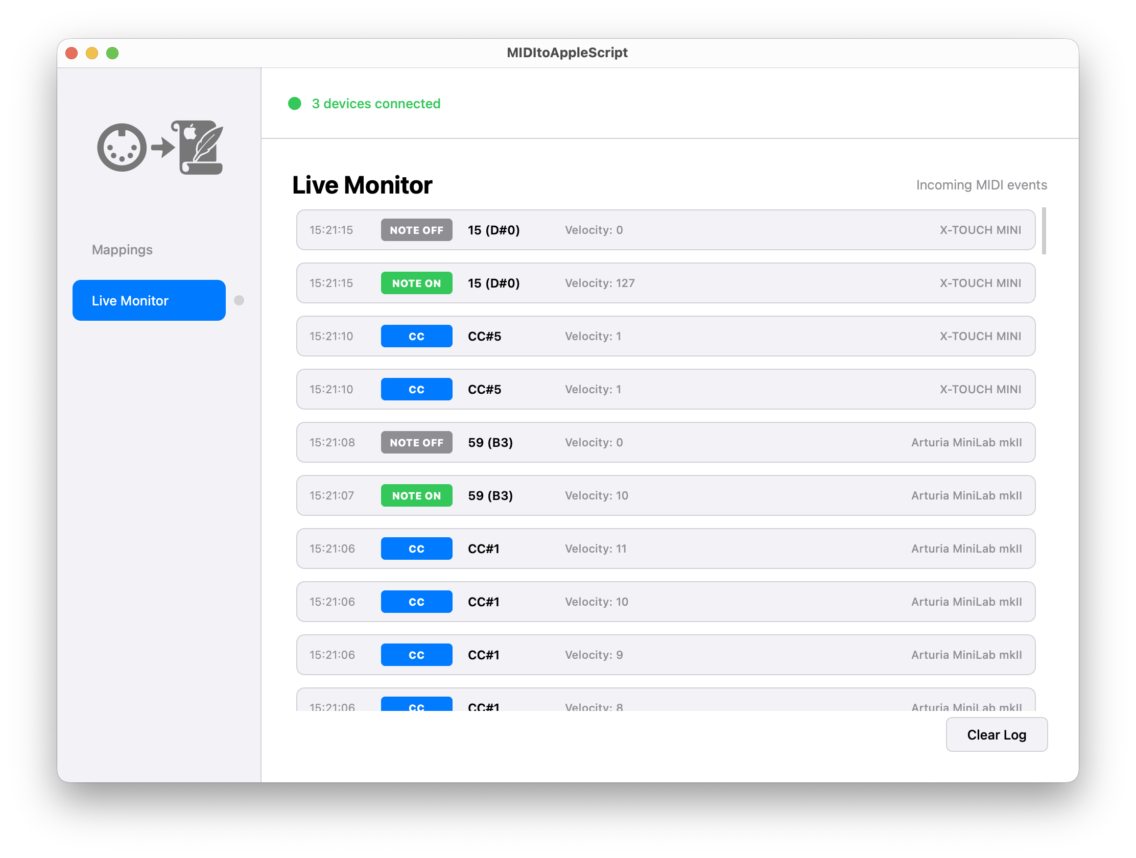 MIDItoAppleScript Screenshot 6